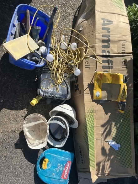 Photo of free Toolboxes, hard hats, tools, pipelagging, sundry items (Molesey KT8) #2