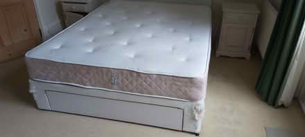 Photo of free King size divan bed and mattress with headboard (Hove BN3) #1