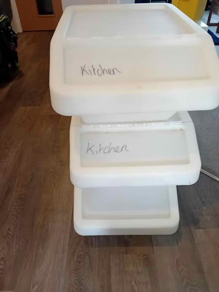 Photo of free 3 x storage boxes with lids (AB22) #1