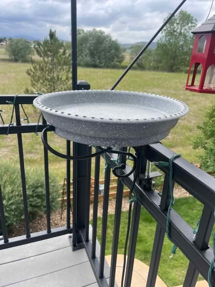 Photo of free Deck Mounted Heated Bird Bath (South Fort Collins) #1