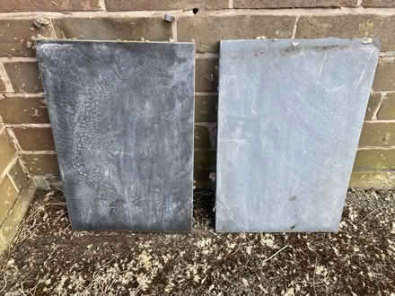 Photo of free 2 x pieces of slate - 30 cm x 46 cm each (Millfields CW5) #1