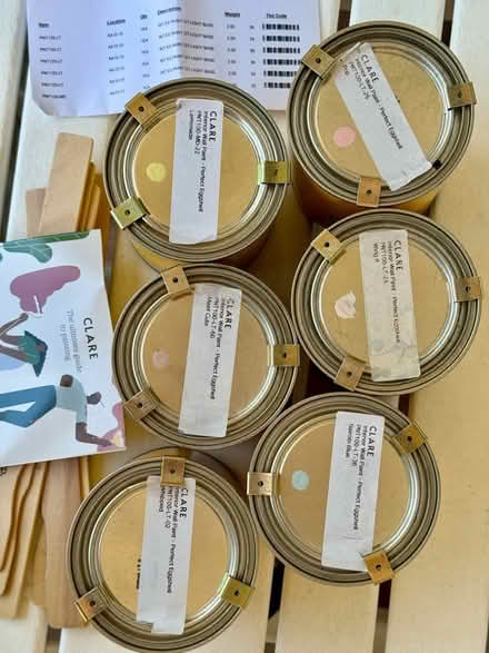 Photo of free Paint, Interior, 6 ea x 1 Qt cans (Gilmore St & Mountain View Ave) #2