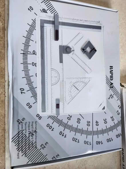 Photo of free A3 drawing board with measuring tools. (Acocks Green B27) #1