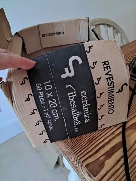 Photo of free Half box white metro tiles (Oldfield Park) #2