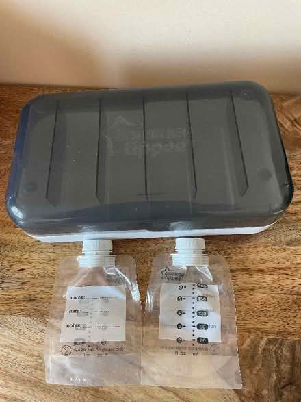 Photo of free Breastmilk storage pouches & box (CO13) #2