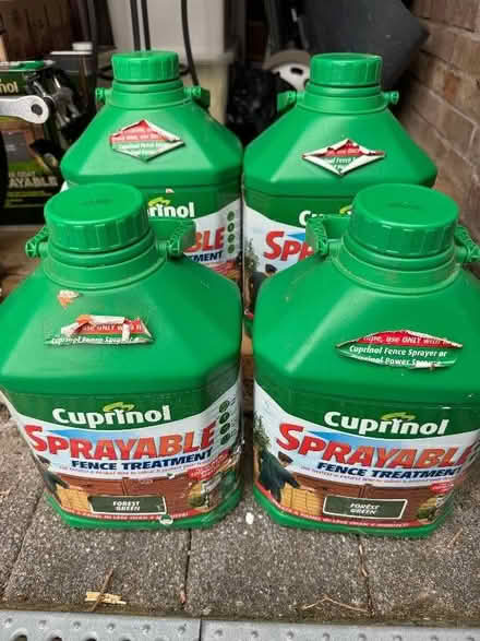 Photo of free Cuprinol Forest Green Sprayable Fence Paint (Willingdon BN22) #1
