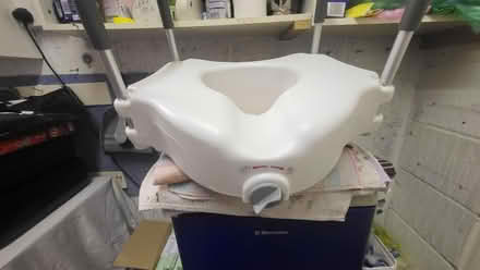 Photo of free Toilet seat riser with grab bars (Redhouse, Swindon, SN25) #3