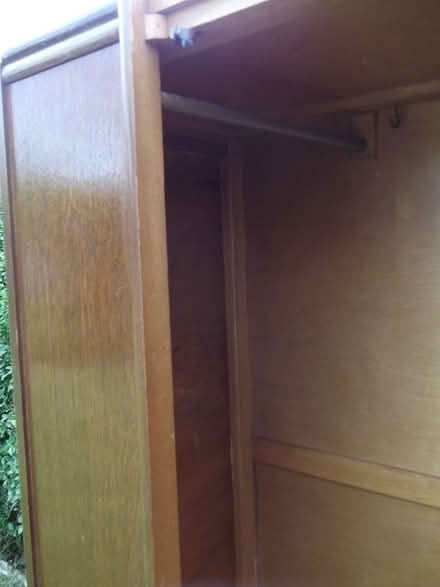 Photo of free Older wooden wardrobe (Hyde Lea ST17) #1