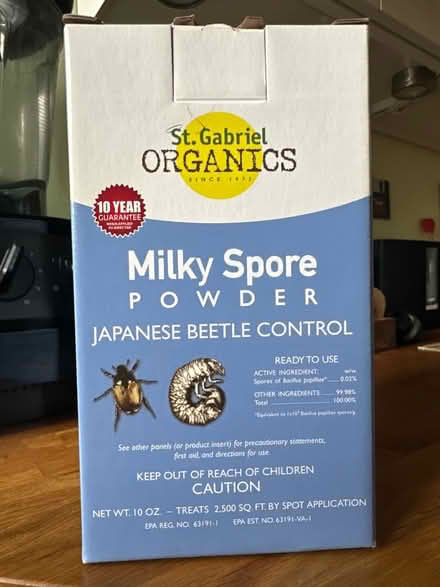 Photo of free Milky Spore power - Beetle control (Princeton close to Rt 1) #1