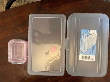 Photo of free Three small plastic storage bins (Oakland) #1