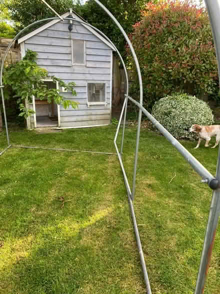 Photo of free Metal poly tunnel frame (Fareham) #1