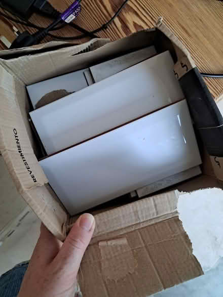 Photo of free Half box white metro tiles (Oldfield Park) #1