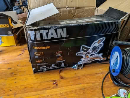 Photo of free Titan Sliding Mitre Saw (Spares only/Guard issue) (Epping CM16) #3