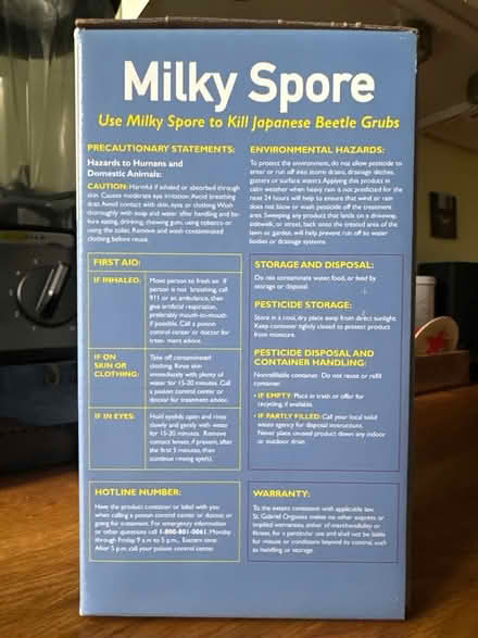 Photo of free Milky Spore power - Beetle control (Princeton close to Rt 1) #4