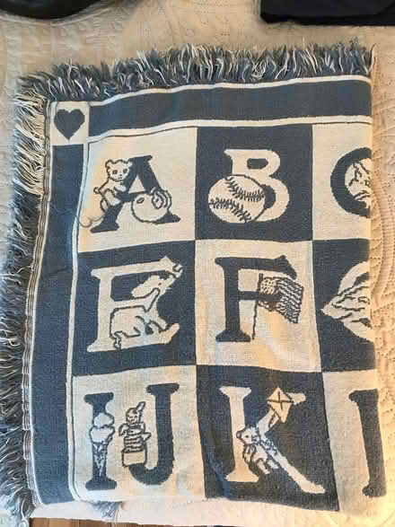 Photo of free alphabet baby blanket (Groton, MA 01450) #1
