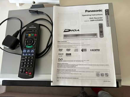 Photo of free Panasonic DVD recorder/player DMR-EZ28EB with remote control (South Croydon CR0) #1