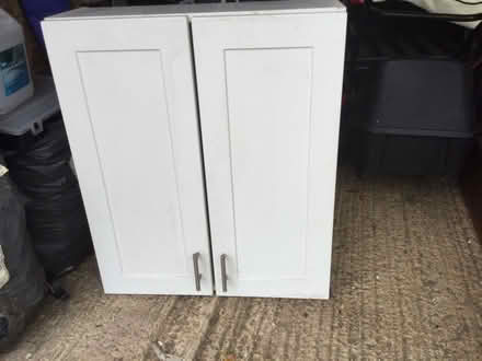 Photo of free Bathroom Cabinet with glass shelving. (Cox Green SL6) #2