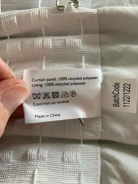 Photo of free Grey curtain panel (Horfield, Bristol BS7) #1