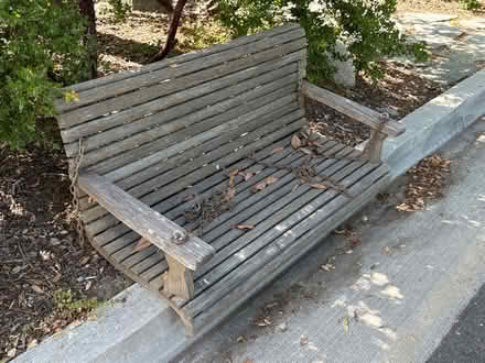 Photo of free Wood Porch Swing (La Canada Flintridge) #1