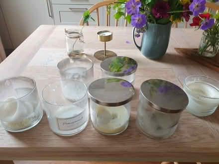 Photo of free Newbridge: 6 Empty candle holders (Twerton) #1