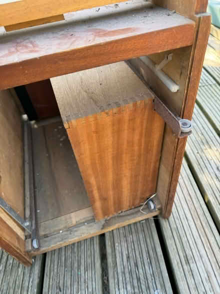 Photo of free 1980s Teak large office desk (Brighton BN2) #2