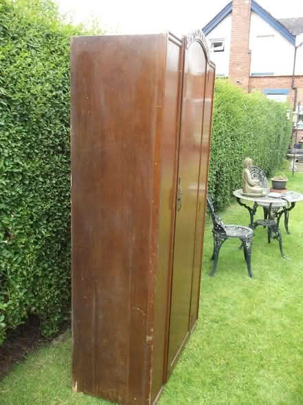Photo of free Older wooden wardrobe (Hyde Lea ST17) #2
