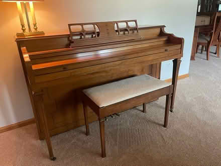 Photo of free Piano with bench (Roselle) #1