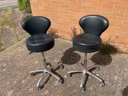 Photo of free 2 x office/bar stools (Exmouth EX8) #1