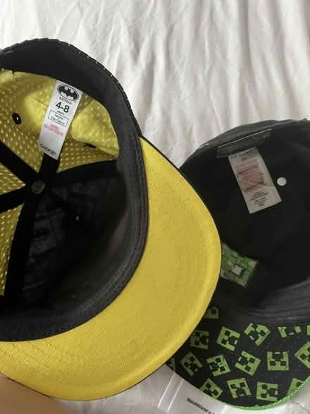 Photo of free 4-7/8 years baseball caps Batman and Minecraft (Chapel Ash WV3) #2