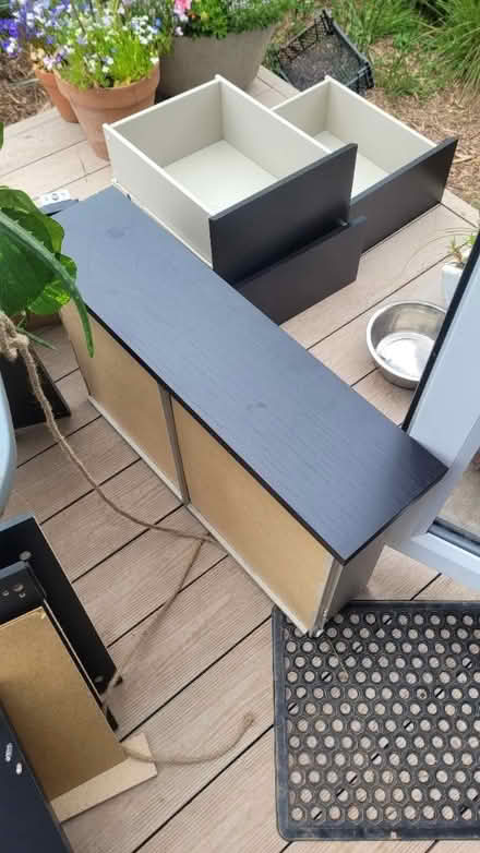 Photo of free IKEA Malm black drawers x2 (Suckley, WR6) #1