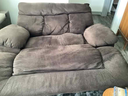 Photo of free Loveseat recliner (Colorado Springs) #3