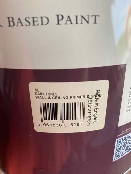 Photo of free F&B Undercoat - Dark Tones (Radcliffe on Trent NG12) #2