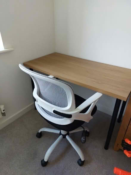Photo of free Ikea desk and office chair (Aykley Heads DH1) #1