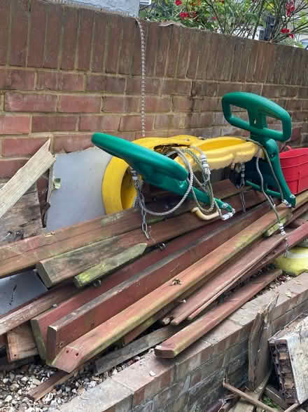 Photo of free Dismantled wooden tree playhouse (Croydon) #3