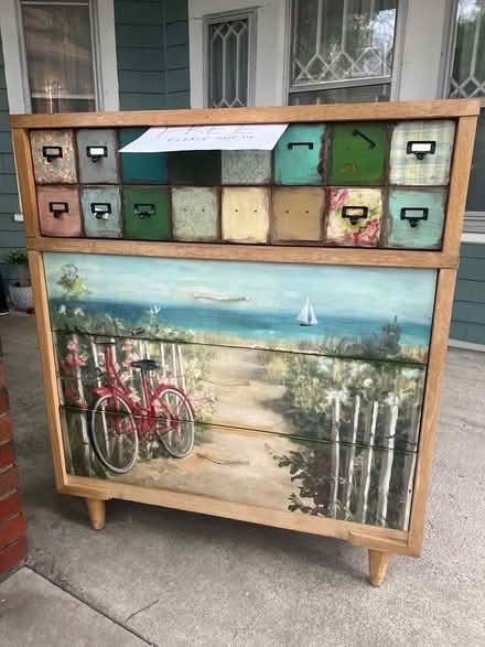 Photo of free Hand painted dresser (Somerville/Ball Square) #1