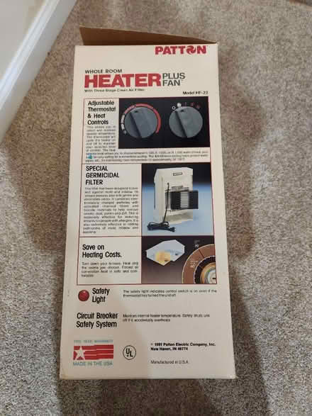 Photo of free Whole Room Heater Plus Fan (Jessup, Maryland) #4