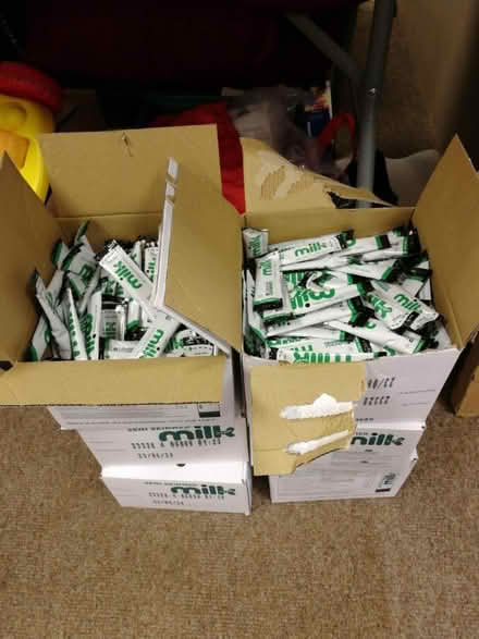 Photo of free 6 boxes of milk in sachets bb23/06 (Newtongrange, EH22) #1