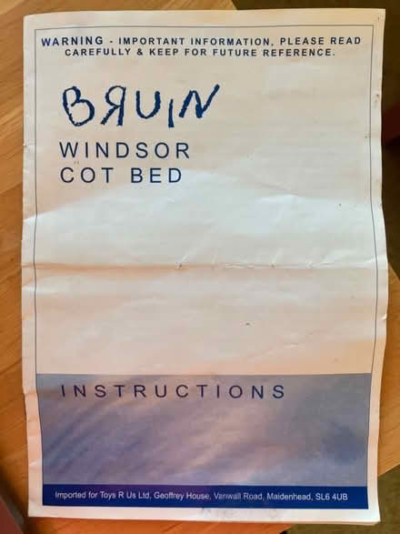 Photo of free Cot (Cam GL11) #3