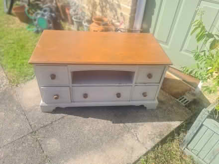 Photo of free Pine tv cabinet (West Oxfordshire OX28) #1