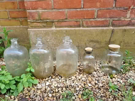 Photo of free 3 demi John's plus two glass jars (Bournemouth BH9) #1