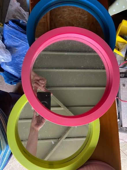 Photo of free Set of 3 circular mirrors (Holcot) #1
