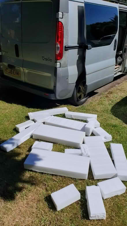 Photo of free Tough poly packing blocks (Preston Road BN1 6) #1