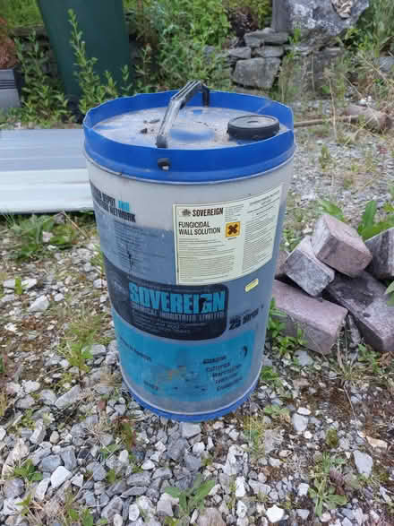 Photo of free Drum of Fungicidal Wall Solution (Carnforth LA5) #1