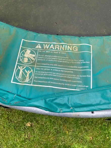 Photo of free Trampoline 8ft (Horndon SS17) #2