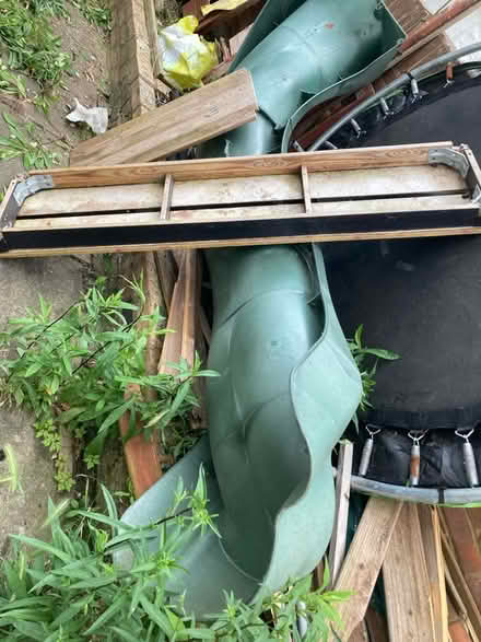 Photo of free Dismantled wooden tree playhouse (Croydon) #1