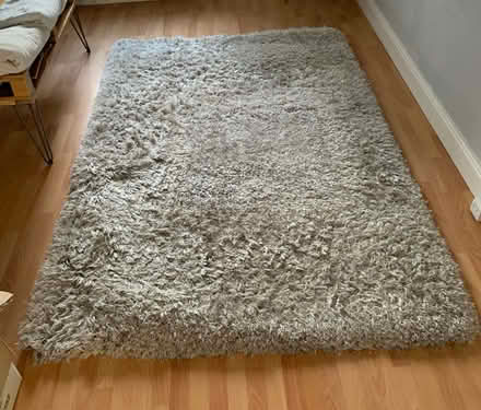 Photo of free Silver Grey Shaggy Rug (PL3) #1