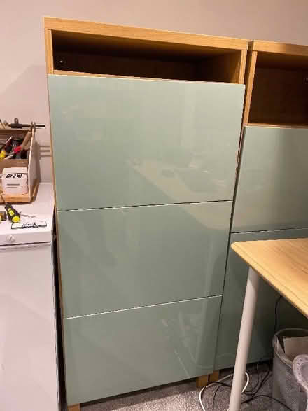 Photo of free Beste (IKEA) Storage Cupboards (pair) (Hockley Port B18) #1