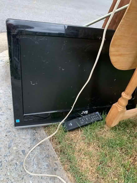 Photo of free JVC TV, lamp and foldable table (hyattsville, MD near Takoma pk) #2