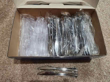 Photo of free Plastic Dinner Forks and Knives (Jessup, Maryland) #1