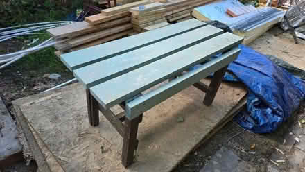 Photo of free Solid wood garden table (New Bradwell MK13) #1